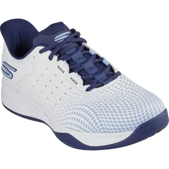 Pánská sálová obuv Skechers Viper Court Reload Padel Trainers White/Blue 11 (46)