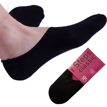 Pánské ponožky Pánské bavlněné froté nízké ponožky STEPS RS 43-46 černá