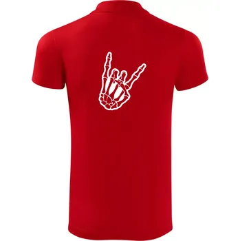 Pánská košile Rock ruka - Polokošile Victory sportovní (dresovina) - XL ( Červená )