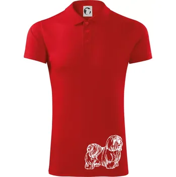 Pánská košile Shih-tzu - chlupatý - Polokošile Victory sportovní (dresovina) - XL ( Červená )