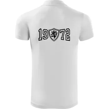 Pánská košile Narozeninový motiv - znak - 1972 - Polokošile Victory sportovní (dresovina) - 3XL ( Bílá )