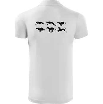 Pánská košile Chrt Pohyb - Polokošile Victory sportovní (dresovina) - 2XL ( Bílá )