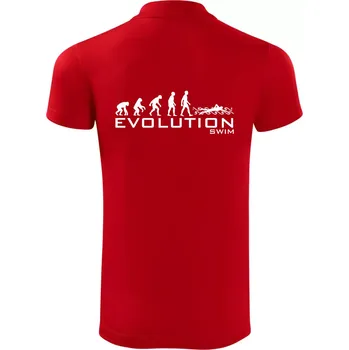 Pánská košile Evoluce Swim - Polokošile Victory sportovní (dresovina) - S ( Červená )