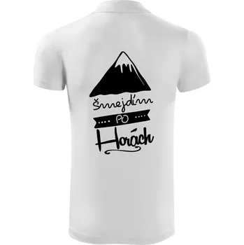 Pánská košile Šmejdím po horách - Polokošile Victory sportovní (dresovina) - M ( Bílá )