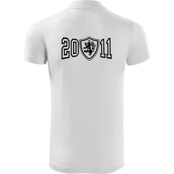 Pánská košile Narozeninový motiv - znak - 2011 - Polokošile Victory sportovní (dresovina) - 2XL ( Bílá )