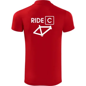 Pánská košile Ride C - Polokošile Victory sportovní (dresovina) - XL ( Červená )