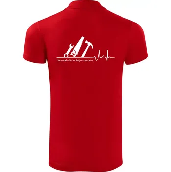 Pánská košile Ekg řemeslník každým coulem - Polokošile Victory sportovní (dresovina) - L ( Červená )