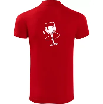 Pánská košile Víno someliér - Polokošile Victory sportovní (dresovina) - XL ( Červená )
