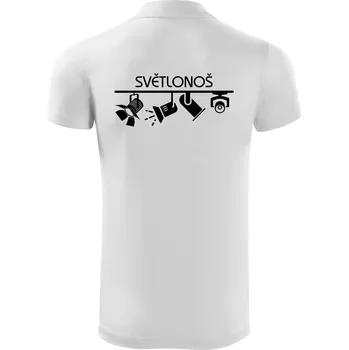 Pánská košile Osvětlovač - světlonoš - Polokošile Victory sportovní (dresovina) - 2XL ( Bílá )