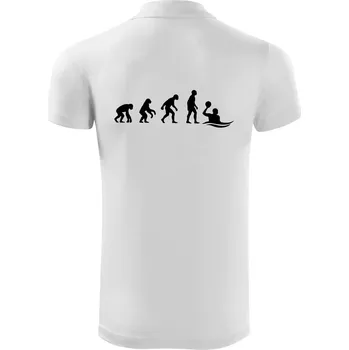 Pánská košile Evoluce Vodní pólo - Polokošile Victory sportovní (dresovina) - 2XL ( Bílá )