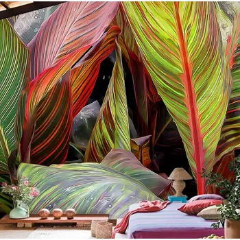 Fototapeta Solution Media 3D tapeta - Barevné listy MU1851 3 - 3D Relief - Vliesová tapeta - 320g/m2