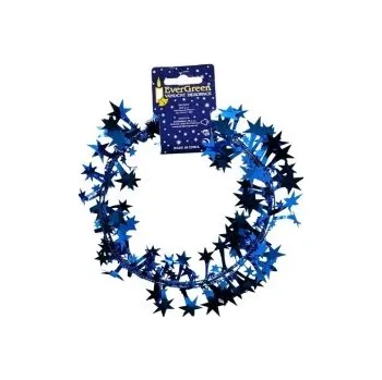 Vánoční dekorace Řetěz s hvězdami 200 cm