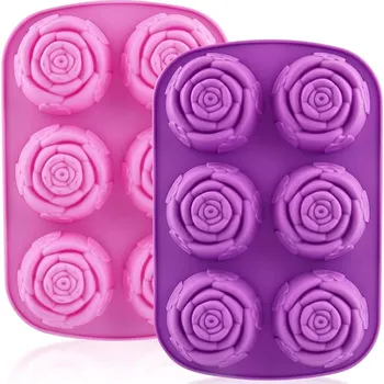 Mýdlo Silikonová forma na mýdlo - 6x Květ