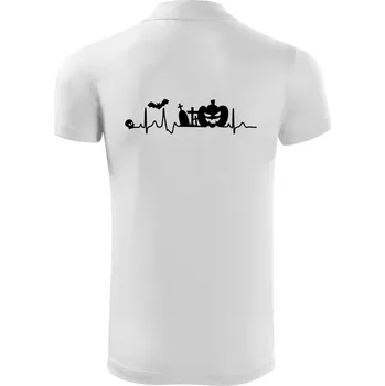 Pánská košile EKG Halloween - Polokošile Victory sportovní (dresovina) - XL ( Bílá )