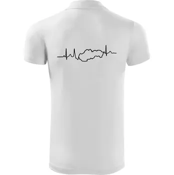 Pánská košile EKG Slovensko - Polokošile Victory sportovní (dresovina) - 2XL ( Bílá )
