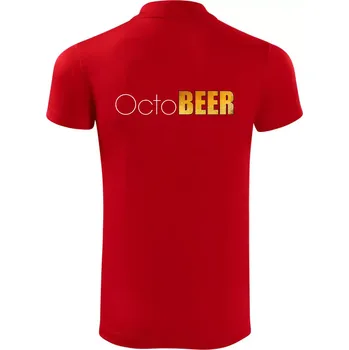 Pánská košile Pivní měsíce - octoBEER - Polokošile Victory sportovní (dresovina) - 3XL ( Červená )
