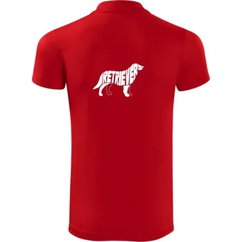 Pánská košile Retrívr - Polokošile Victory sportovní (dresovina) - S ( Červená )