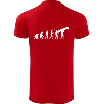 Pánská košile Evoluce kanoe nad hlavou - Polokošile Victory sportovní (dresovina) - XL ( Červená )