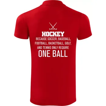 Pánská košile Hockey - ona ball - Polokošile Victory sportovní (dresovina) - 2XL ( Červená )