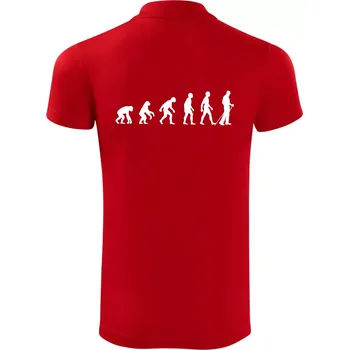 Pánská košile Evoluce Nordic walking - Polokošile Victory sportovní (dresovina) - S ( Červená )