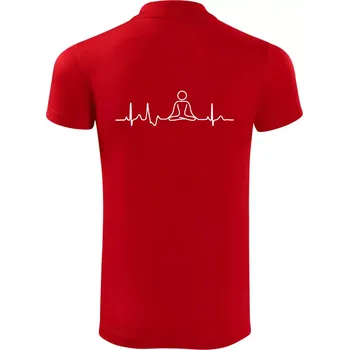 Pánská košile Ekg yoga - Polokošile Victory sportovní (dresovina) - XL ( Červená )