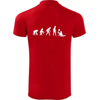 Pánská košile Evoluce Vodní pólo - Polokošile Victory sportovní (dresovina) - S ( Červená )