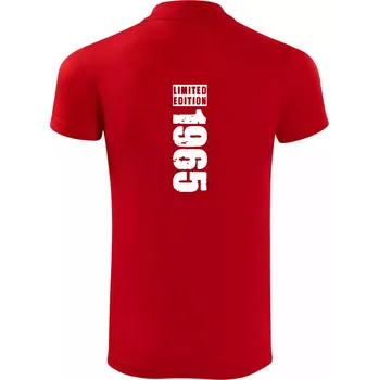 Pánská košile Limited edition 1965 pruh - Polokošile Victory sportovní (dresovina) - 2XL ( Červená )