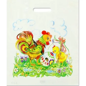 Nákupní taška Velikonoční taška 35 × 42 cm bílá - Kohout