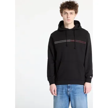 Pánská mikina Mikina Tommy Jeans Regular Entry Graphic Hoodie Black M