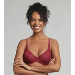 PLAYTEX FLOWER ELEGANCE RCS UNDERWIRE BRA - Dámská krajkovaná podprsenka s kosticí - PX000DC8 tmavě červená 100 E