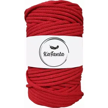 Příze Bavlněná šňůra KaFanta 5 mm - červená