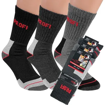 Pánské ponožky Pánské zpevněné bavlněné froté pracovní ponožky RS 39-42