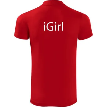 Pánská košile iGirl - Polokošile Victory sportovní (dresovina) - XL ( Červená )