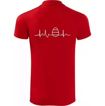 Pánská košile EKG Velikonoční vajíčko - Polokošile Victory sportovní (dresovina) - S ( Červená )