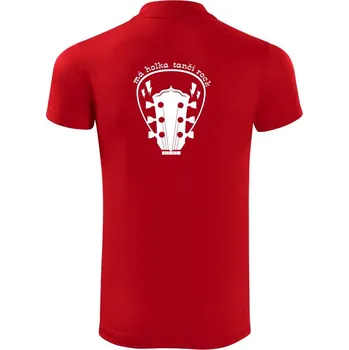 Pánská košile Má holka tančí rock - Polokošile Victory sportovní (dresovina) - S ( Červená )