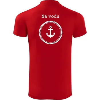 Pánská košile Na vodu - Polokošile Victory sportovní (dresovina) - M ( Červená )