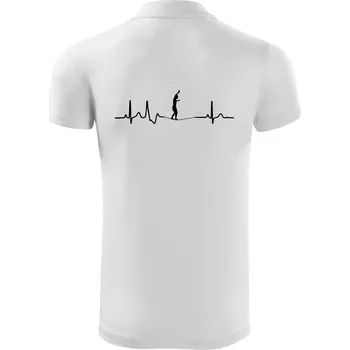 Pánská košile EKG Slackline - Polokošile Victory sportovní (dresovina) - 3XL ( Bílá )