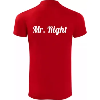 Pánská košile Mr Right - Polokošile Victory sportovní (dresovina) - XL ( Červená )