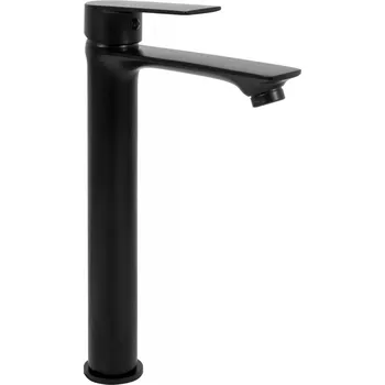 Vodovodní baterie Rea Mayson, vysoká umyvadlová baterie, černá matná, REA-B5102