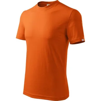 Pánské tričko Základní unisex tričko (oranžové (štítek značky)) 4XL