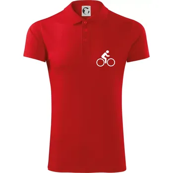 Pánská košile Cyklistika logo prsa - Polokošile Victory sportovní (dresovina) - 2XL ( Červená )