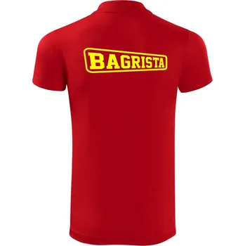 Pánská košile Bagrista - rámeček - Polokošile Victory sportovní (dresovina) - M ( Červená )