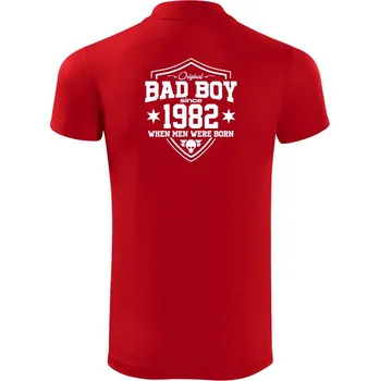 Pánská košile Bad boy since 1982 - Polokošile Victory sportovní (dresovina) - 2XL ( Červená )