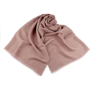 Šátek Letní šátek / šála / pléd jednobarevný 85x180 cm - 2 starorůžová