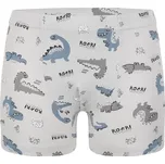 EVONA a.s. Dětské boxerky DET6 dino sv. šedá - BOXER DET 6 E-DINO SV.ŠEDÁ 98