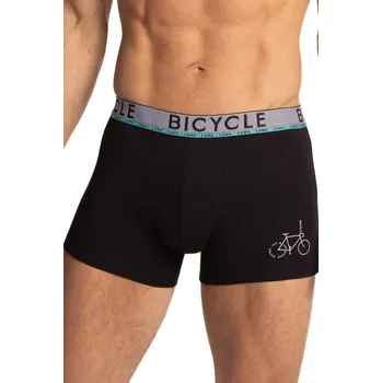 Boxerky PÁNSKÉ ŠORTKY M-1064SZG 2-PACK černá a zelená L