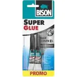 Vteřinové lepidlo BISON Super Glue Liquid Control - tekuté, 3 g, PROMO BALENÍ 1+1