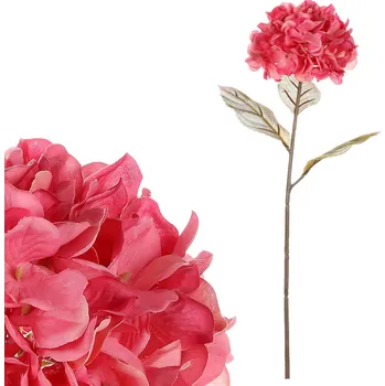 umělá květina Hortenzie - umělá řezaná květina, růžová
