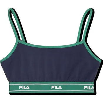 Podprsenka Sportovní podprsenka Fila Candelo tmavě modrá a zelená FAW1203 50004 XS
