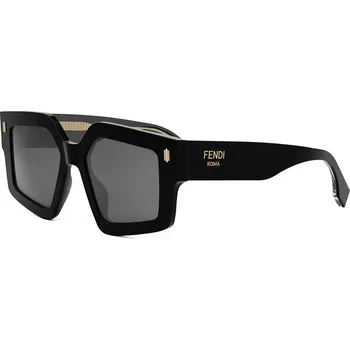 Sluneční brýle FENDI Roma Black Square Sunglasses
